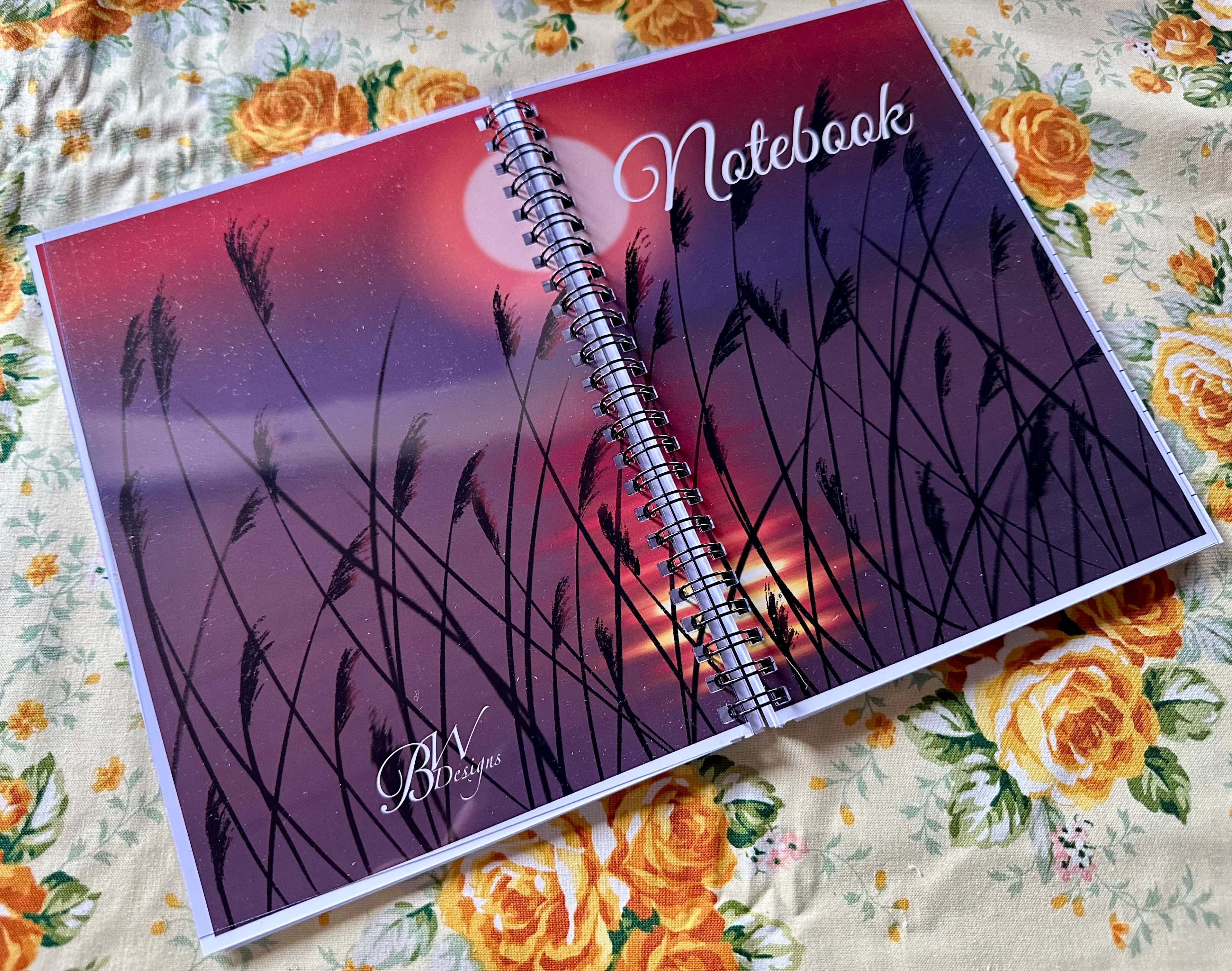 Sunset Wheat Wire Bound Notebook/Journal