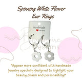 Flower Spinning Ear Rings