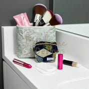 Tumbling Blocks Mini Toiletry Carryall Barb Wire Designs