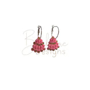 Pink Ombre Thong Earrings Barb Wire Designs