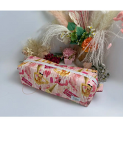 Ice Cream Quilted Hair Tools Pouch Barb Wire Designs