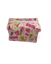 Ice Cream Quilted Makeup Pouch Regular Barb Wire Designs