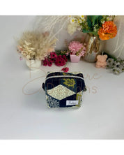 Tumbling Blocks Mini Toiletry/makeup pouch Barb Wire Designs