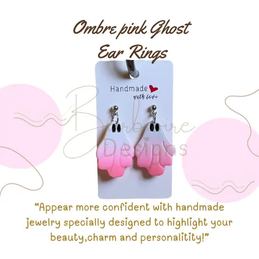 Pink Ombre Thong Earrings Barb Wire Designs