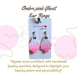 Pink Ombre Ghost Earrings