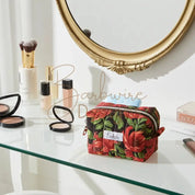 Waratah Mini Makeup Pouch: Your Perfect Travel Companion Barb Wire Designs