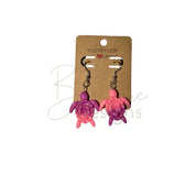 Turtles Earrings Handmade Resin Dangle Earrings Barb Wire Designs