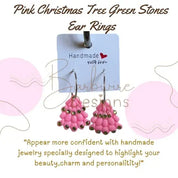 Pink Ombre Thong Earrings Barb Wire Designs