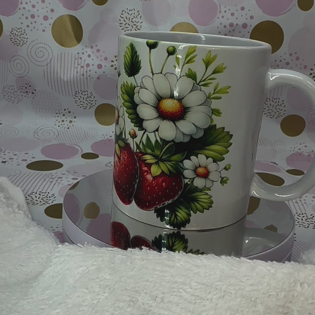 Strawberry Garden Mug