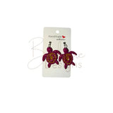 Turtles Earrings Handmade Resin Dangle Earrings