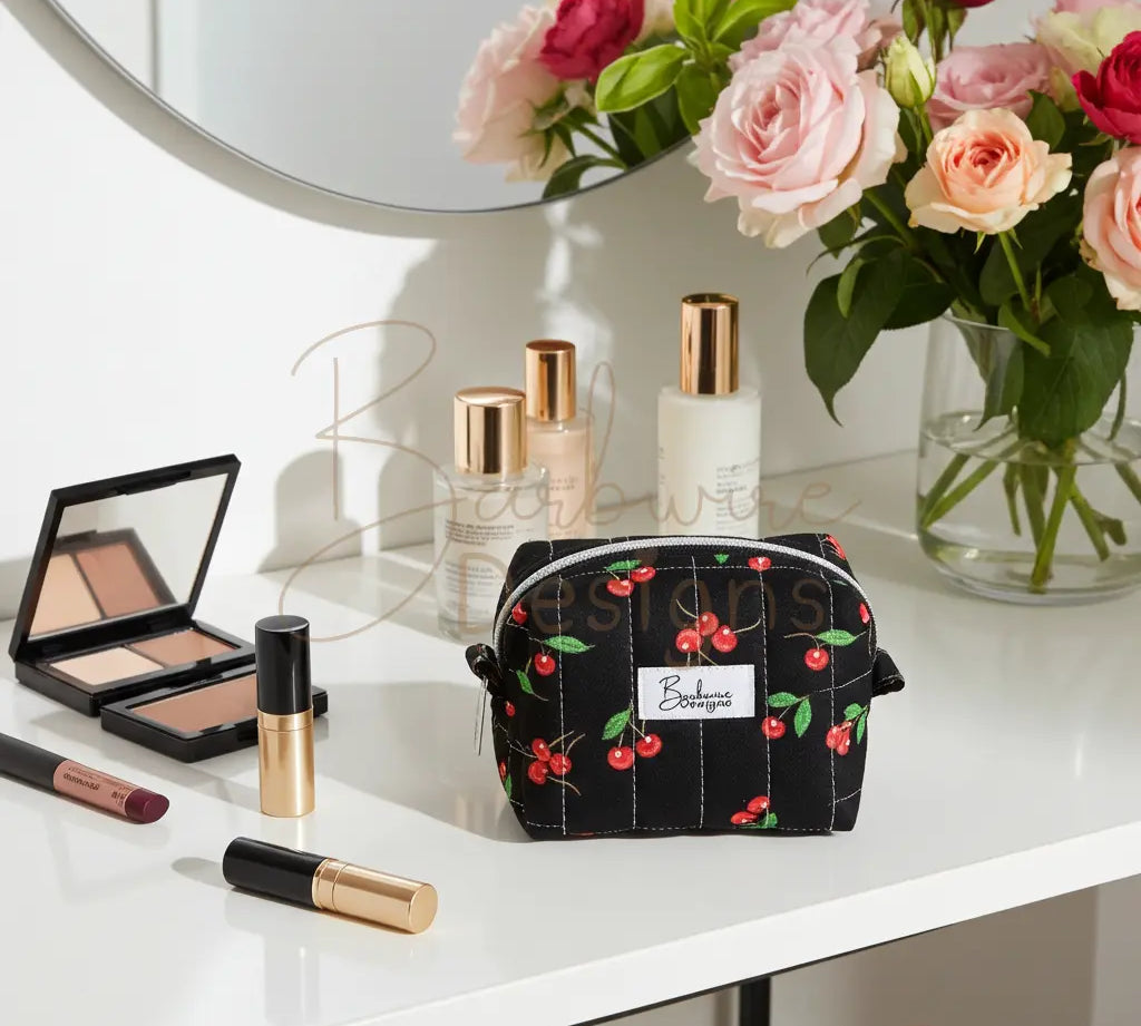 Makeup Pouch Barb Wire Designs