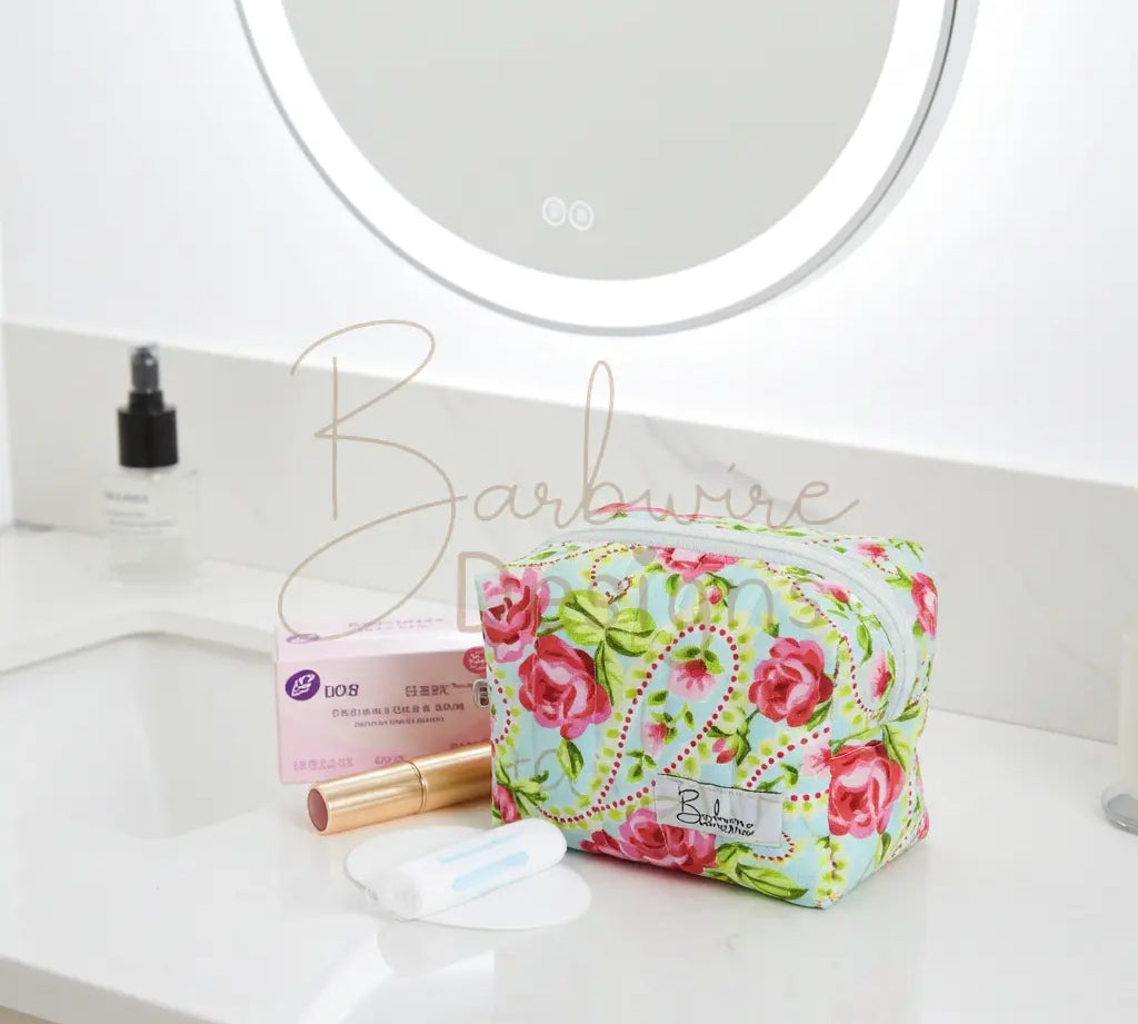 Monday Mini Makeup Pouch Toiletry Pouch Mini Barb Wire Designs