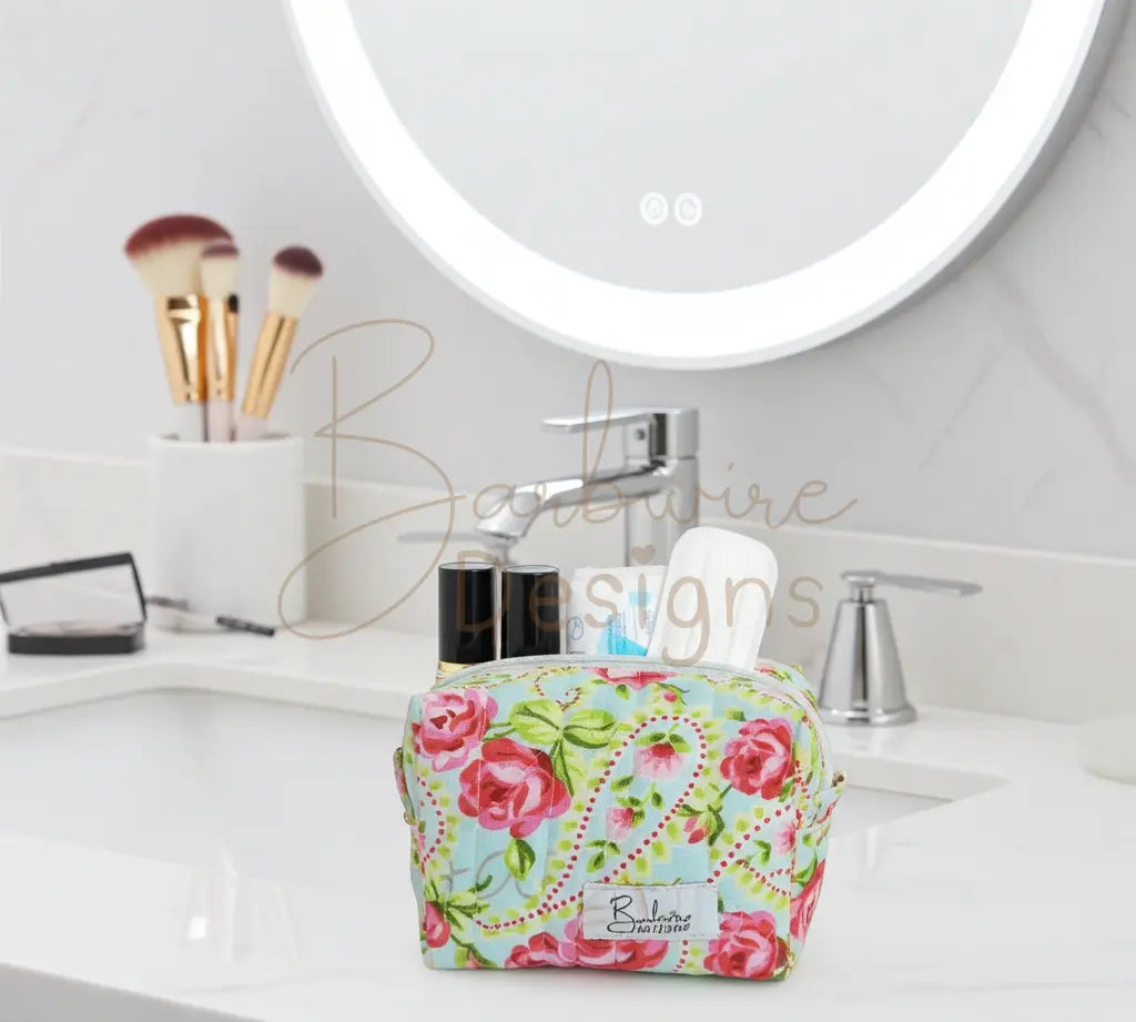 Monday Mini Makeup Pouch Toiletry Pouch Mini Barb Wire Designs